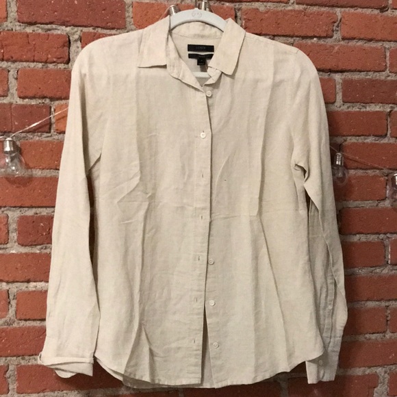 J. Crew linen button down - Picture 1 of 1